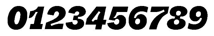 ABCWhyteSemi MonoInktrap BlackItalic Font OTHER CHARS