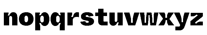 ABCWhyteSemi MonoInktrap Black Font LOWERCASE