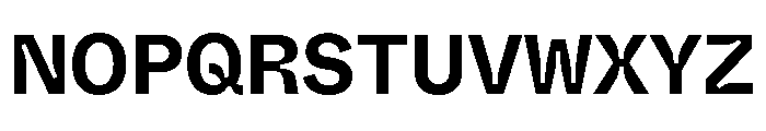 ABCWhyteSemi MonoInktrap Bold Font UPPERCASE