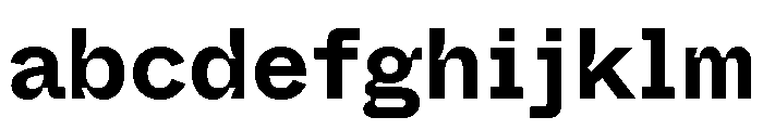 ABCWhyteSemi MonoInktrap Bold FONT