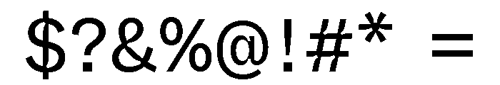 ABCWhyteSemi MonoInktrap Book Font OTHER CHARS