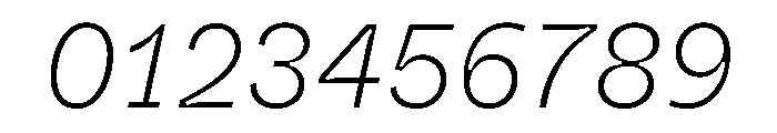 ABCWhyteSemi MonoInktrap ExtralightItalic Font OTHER CHARS