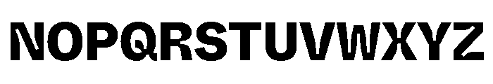 ABCWhyteSemi MonoInktrap Heavy Font UPPERCASE