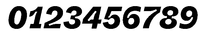 ABCWhyteSemi MonoInktrap HeavyItalic Font OTHER CHARS