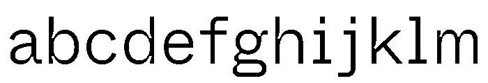 ABCWhyteSemi MonoInktrap Light FONT