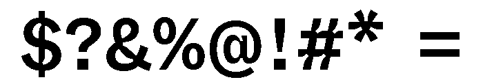 ABCWhyteSemi MonoInktrap Medium Font OTHER CHARS
