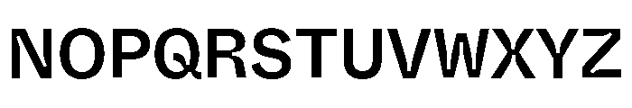 ABCWhyteSemi MonoInktrap Medium Font UPPERCASE