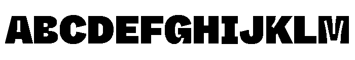 ABCWhyteSemi MonoInktrap Super Font UPPERCASE