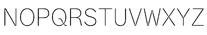 ABCWhyteSemi MonoInktrap Thin Font UPPERCASE