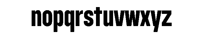 Abridge Bold Font LOWERCASE