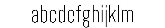Abridge ExtraLight FONT