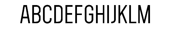 Abridge Light Font UPPERCASE