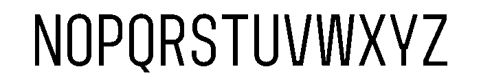 Abridge Light Font UPPERCASE