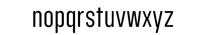 Abridge Light Font LOWERCASE