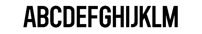 Abridge Medium Font UPPERCASE