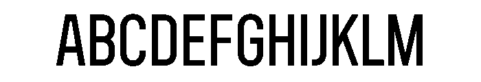 Abridge Regular Font UPPERCASE