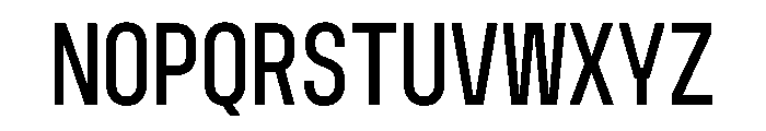 Abridge Regular Font UPPERCASE