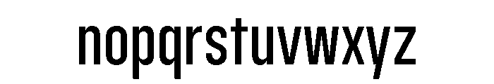 Abridge Regular Font LOWERCASE