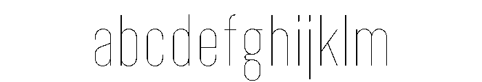 Abridge Thin FONT