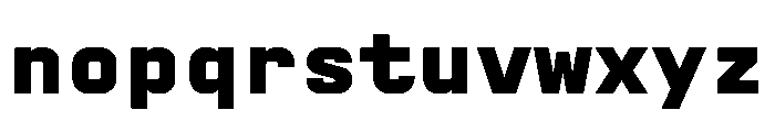 AbysMono Black Instance Font LOWERCASE