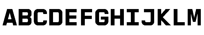 AbysMono Bold Instance Font UPPERCASE