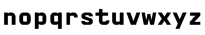 AbysMono Bold Instance Font LOWERCASE