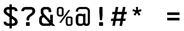 AbysMono Book Instance Font OTHER CHARS