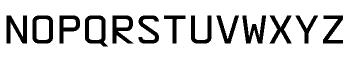 AbysMono Book Instance Font UPPERCASE