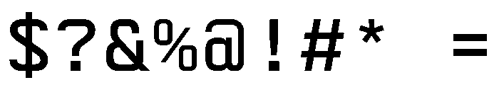 AbysMono Book Font OTHER CHARS