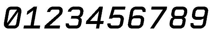 AbysMono BookItalic Instance Font OTHER CHARS
