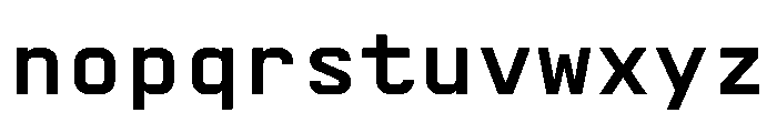 AbysMono Medium Instance Font LOWERCASE