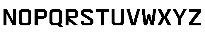 AbysMono Medium Font UPPERCASE