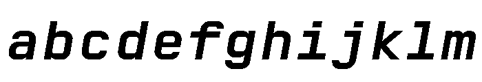 AbysMono MediumItalic FONT