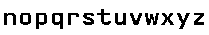 AbysMono Medium Font LOWERCASE