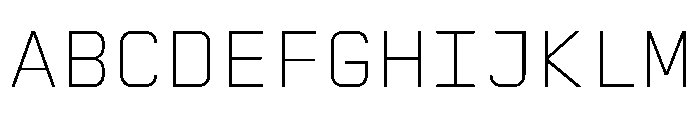 AbysMono Notfordesktopuse Instance Font UPPERCASE