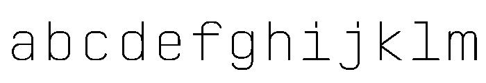 AbysMono Thin FONT