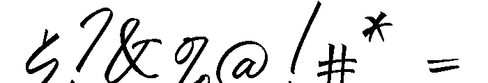 Above The Beyond Script Regular Font OTHER CHARS