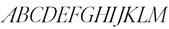 Above The Beyond Serif Regular Italic Font UPPERCASE