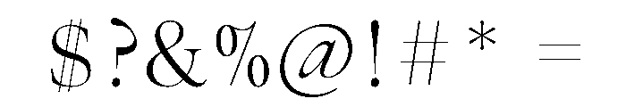 Above The Beyond Serif Regular Font OTHER CHARS