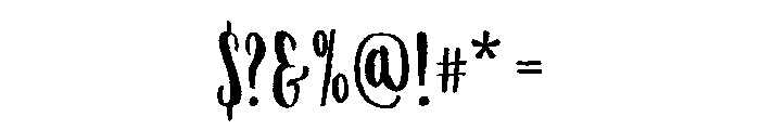 Above The Sky Condensed Font OTHER CHARS