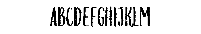 Above The Sky Condensed Font UPPERCASE
