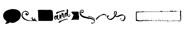 Above The Sky Extras Font OTHER CHARS