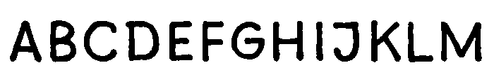 Above The Sky Marker Regular Font UPPERCASE