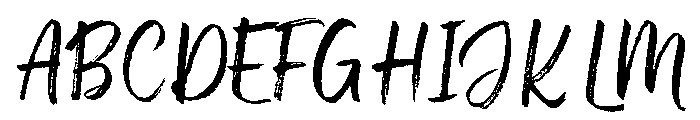 Above The Sky Script Regular Font UPPERCASE
