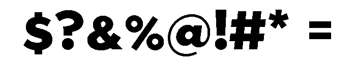 Abrade Black Font OTHER CHARS
