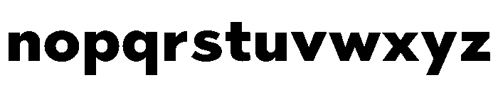 Abrade Black Font LOWERCASE