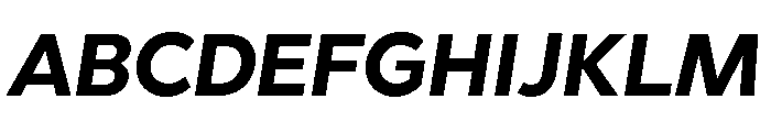 Abrade Bold Italic Font UPPERCASE