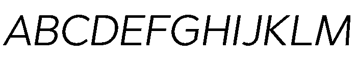 Abrade Book Italic Font UPPERCASE