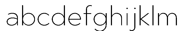 Abrade Extra Light FONT