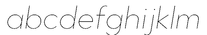 Abrade Extra Thin Italic FONT